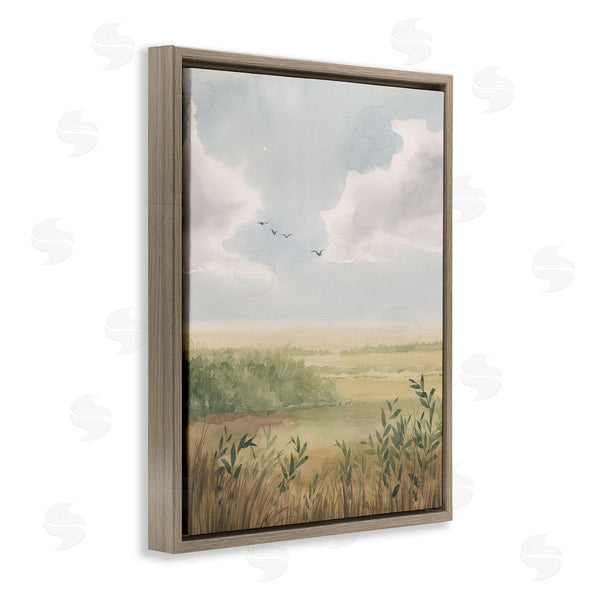 Stupell Industries Grace Popp | Birds Over Grasslands