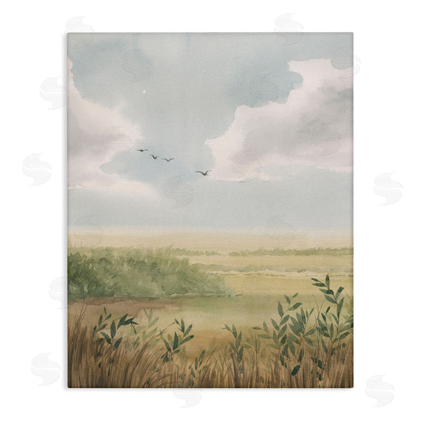stupell industries Grace Popp | Birds over Grasslands