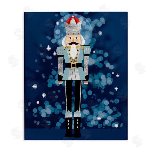 stupell industries Grace Popp | Blue Holiday Nutcracker