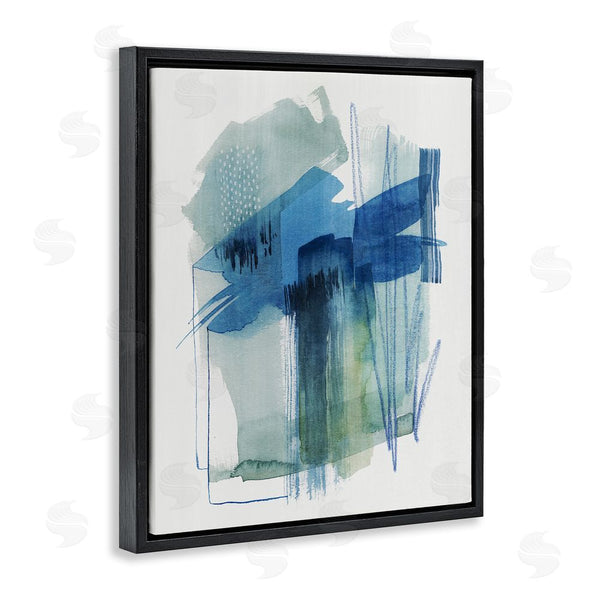 Stupell Industries Grace Popp | Blue Scribbles Painting Wall Art