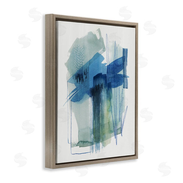 Stupell Industries Grace Popp | Blue Scribbles Painting Wall Art