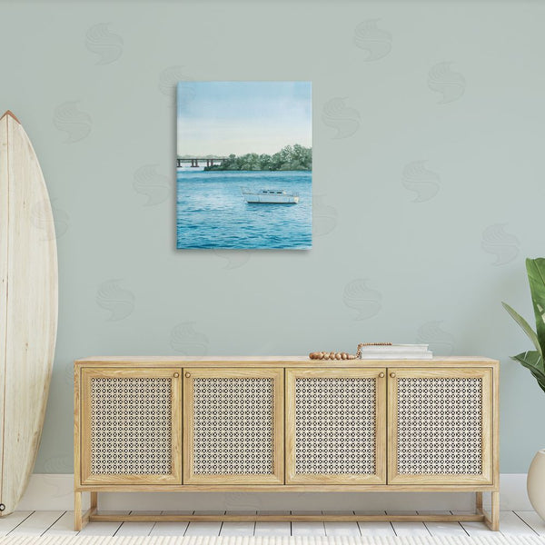 Stupell Industries Grace Popp | Boat & Bridge Scenery Wall Art