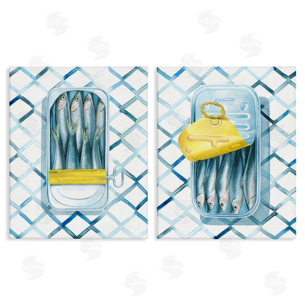 stupell industries Grace Popp | Canned Sardines Food Art Wall Art
