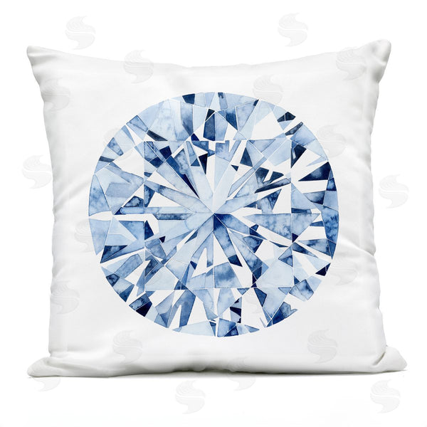 Stupell Industries Grace Popp | Casual Glam Diamond Jewel Round Bling Printed Throw Pillow