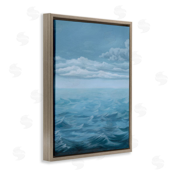 Stupell Industries Grace Popp | Clouds Over Sea Waves