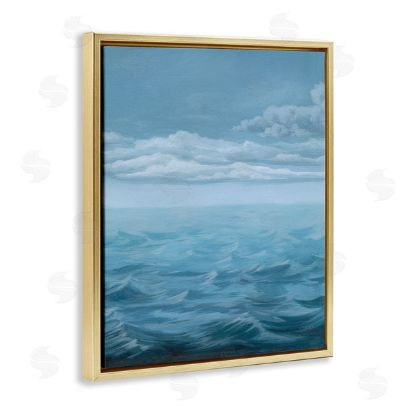 Stupell Industries Grace Popp | Clouds Over Sea Waves