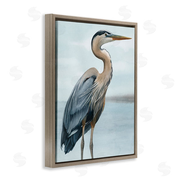 Stupell Industries Grace Popp | Coastal Heron Portrait Wall Art