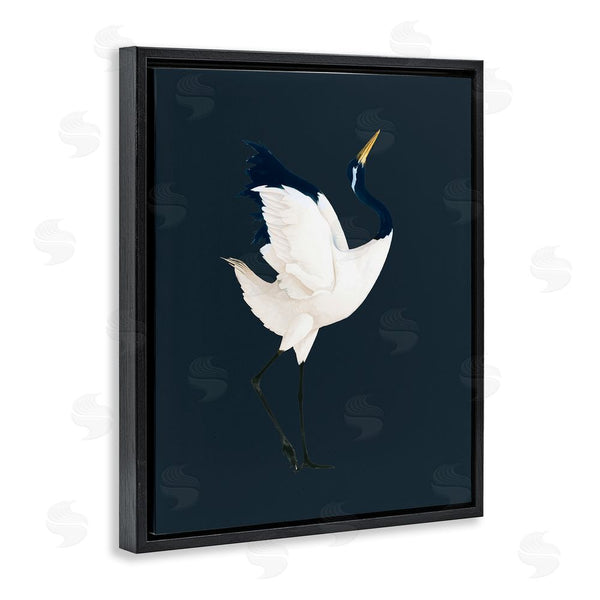 Stupell Industries Grace Popp | Crane Bird Facing Right Wall Art