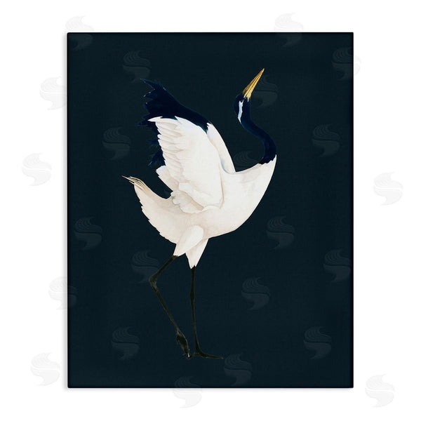 stupell industries Grace Popp | Crane Bird Facing Right Wall Art