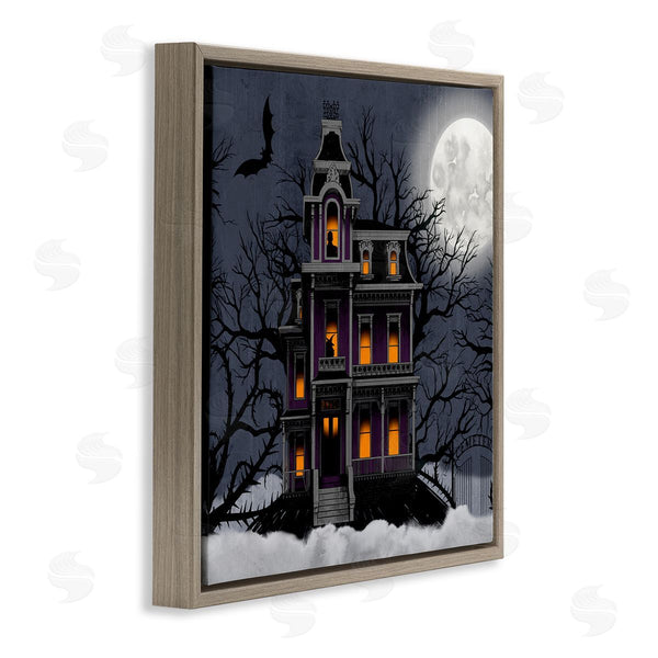 Stupell Industries Grace Popp | Creepy Haunted Halloween House