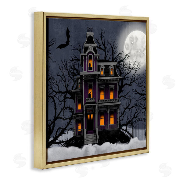 Stupell Industries Grace Popp | Creepy Haunted Halloween House