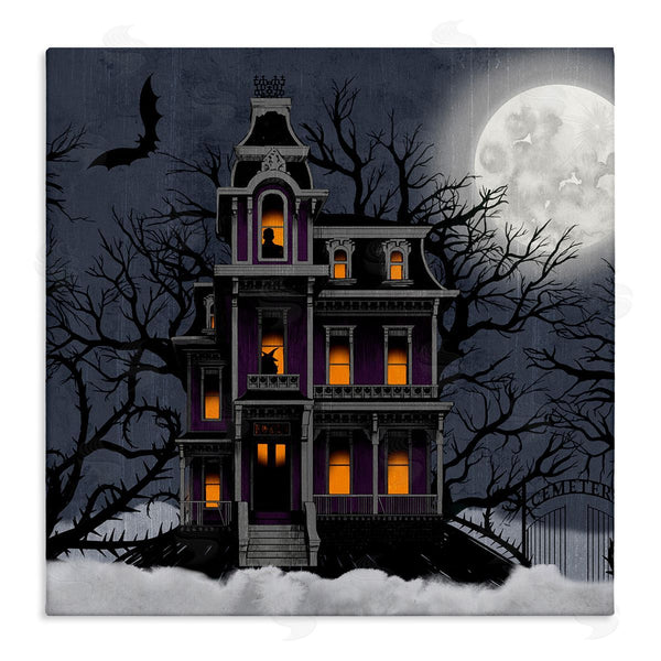 stupell industries Grace Popp | Creepy Haunted Halloween House