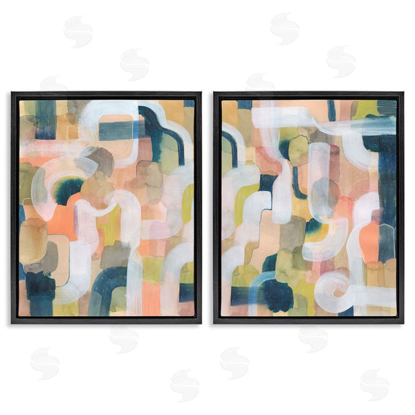 Stupell Industries Grace Popp | Curved Retro Abstraction