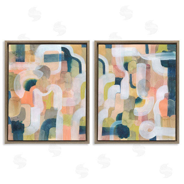 Stupell Industries Grace Popp | Curved Retro Abstraction