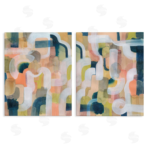 stupell industries Grace Popp | Curved Retro Abstraction