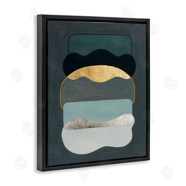 Stupell Industries Grace Popp | Dark Layered Shapes Wall Art