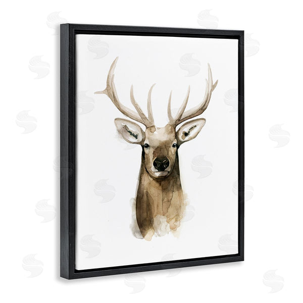 Stupell Industries Grace Popp | Deer Portrait Watercolor