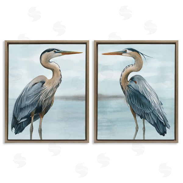 Stupell Industries Grace Popp | Detailed Heron Bird Duo