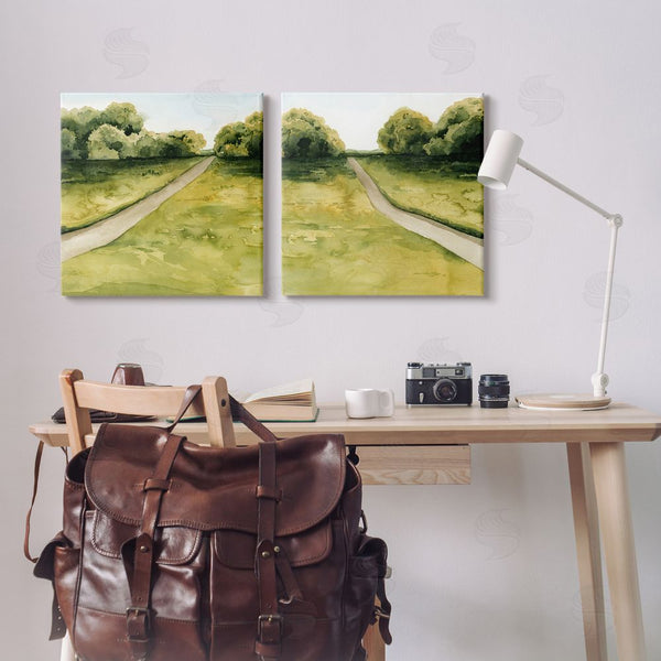 Stupell Industries Grace Popp | Distant Rural Path Greenery Wall Art