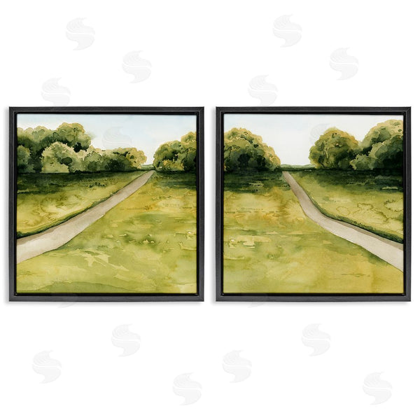 Stupell Industries Grace Popp | Distant Rural Path Greenery Wall Art