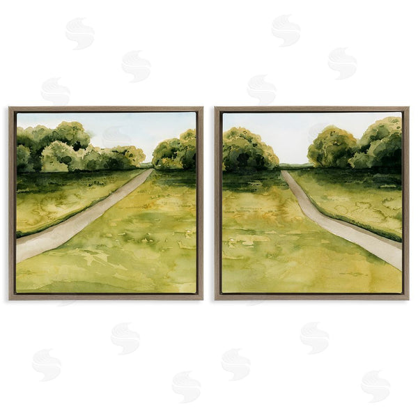 Stupell Industries Grace Popp | Distant Rural Path Greenery Wall Art