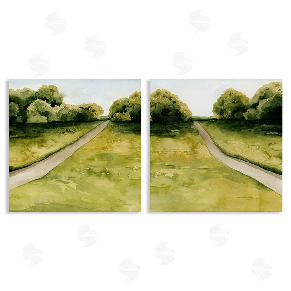 stupell industries Grace Popp | Distant Rural Path Greenery Wall Art