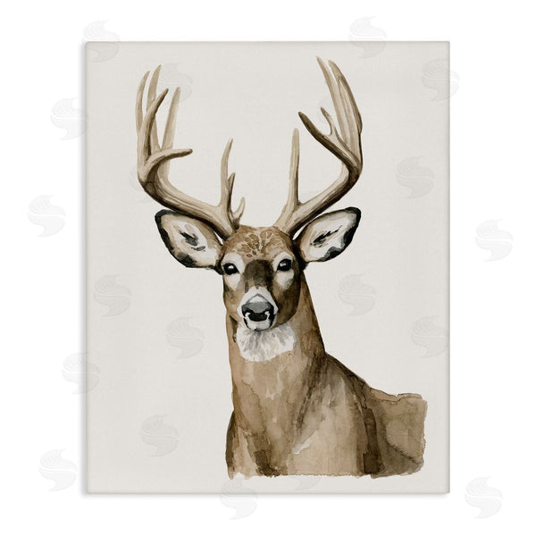 stupell industries Grace Popp | Elk Portrait Wildlife Wall Art