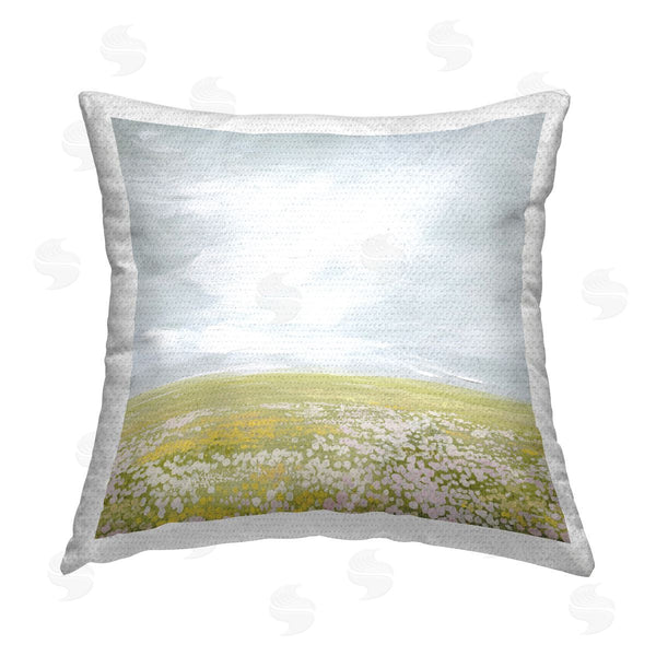 Stupell Industries Grace Popp | Endless Spring Meadow Printed Throw Pillow