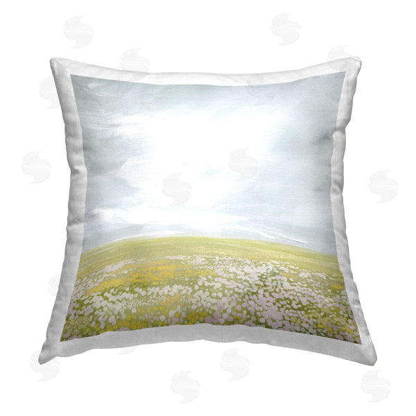 stupell industries Grace Popp | Endless Spring Meadow Printed Throw Pillow