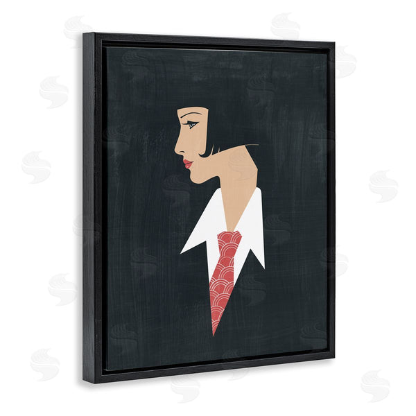 Stupell Industries Grace Popp | Female In Suit Portrait