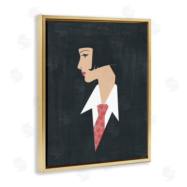 Stupell Industries Grace Popp | Female In Suit Portrait
