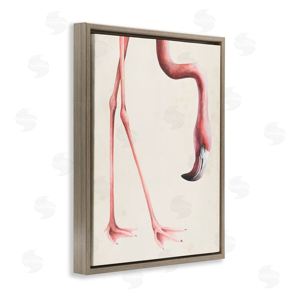 Stupell Industries Grace Popp | Flamingo Bending Feet Beak Detail