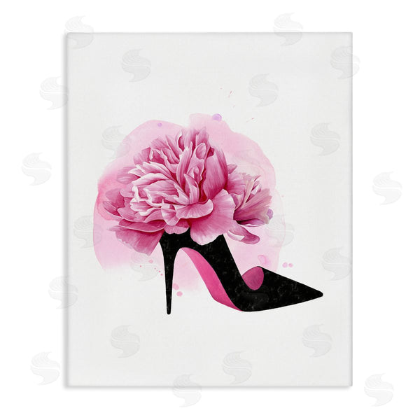 stupell industries Grace Popp | Flower Heel Black Pink