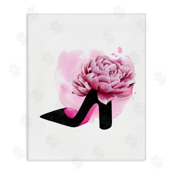stupell industries Grace Popp | Flower Heel Pink Black