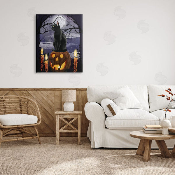 Stupell Industries Grace Popp | Full Moon Halloween Night Wall Art