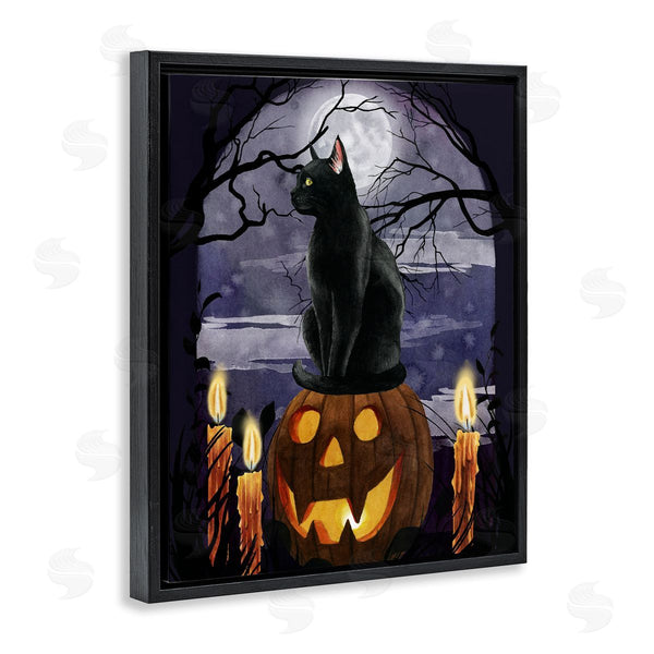 Stupell Industries Grace Popp | Full Moon Halloween Night Wall Art