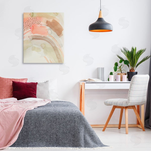 Stupell Industries Grace Popp | Funky Blush & Beige Abstract Wall Art