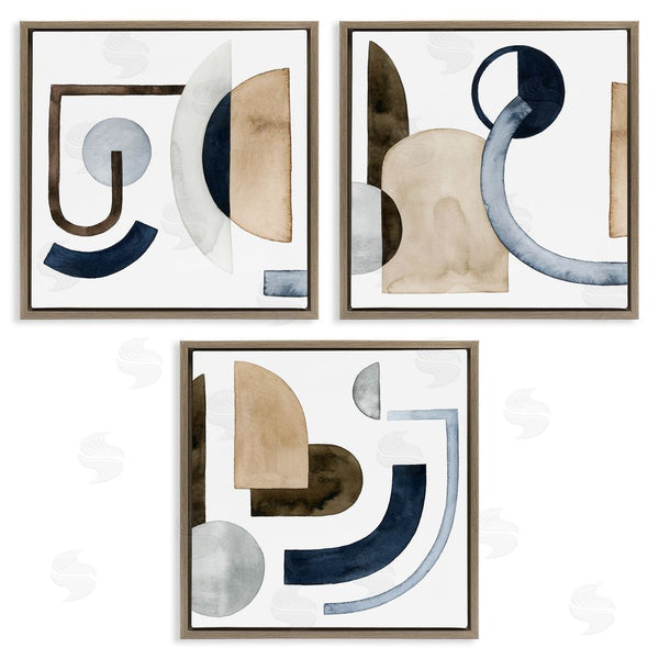 Stupell Industries Grace Popp | Geometric Arches And Circles Abstract Wall Art