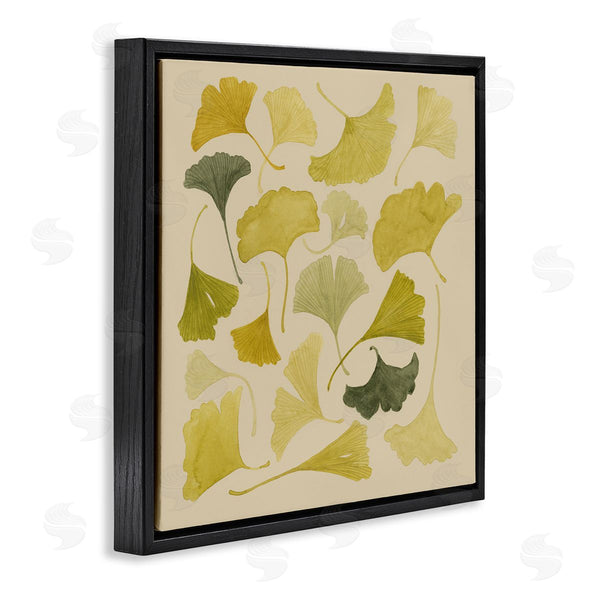 Stupell Industries Grace Popp | Ginkgo Leaves Green Yellow