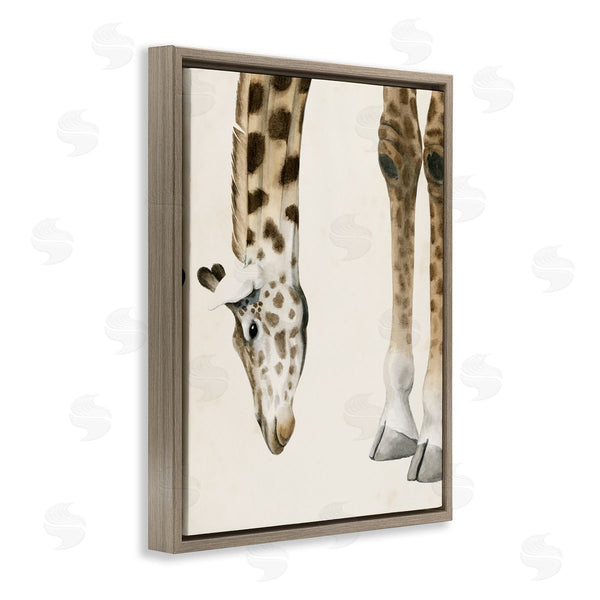 Stupell Industries Grace Popp | Giraffe Grazing Safari Animal