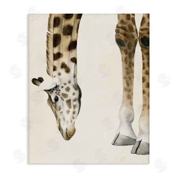 stupell industries Grace Popp | Giraffe Grazing Safari Animal