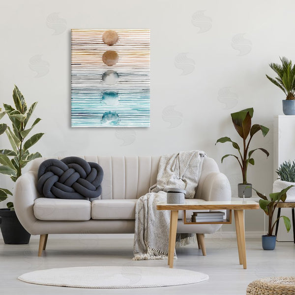 Stupell Industries Grace Popp | Gradient Stripes Geometric Pattern Wall Art