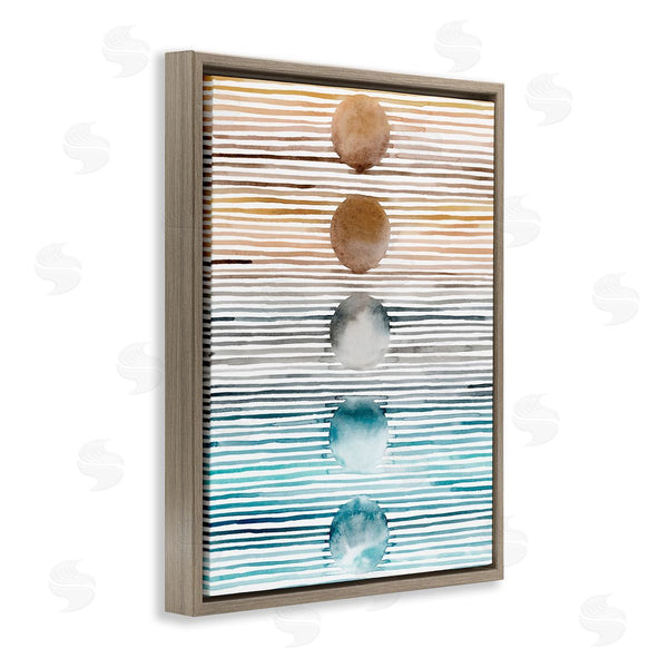 Stupell Industries Grace Popp | Gradient Stripes Geometric Pattern Wall Art