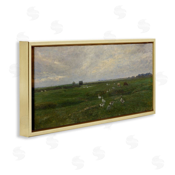 Stupell Industries Grace Popp | Grazing Ducks & Horses Wall Art