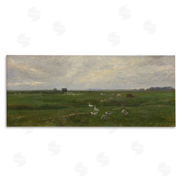 stupell industries Grace Popp | Grazing Ducks & Horses Wall Art