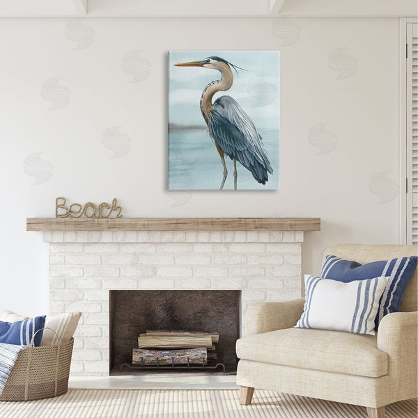 Stupell Industries Grace Popp | Heron Bird On Beach Wall Art