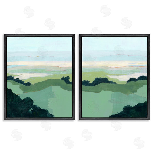 Stupell Industries Grace Popp | Hill Side Nautical Landscape Abstract