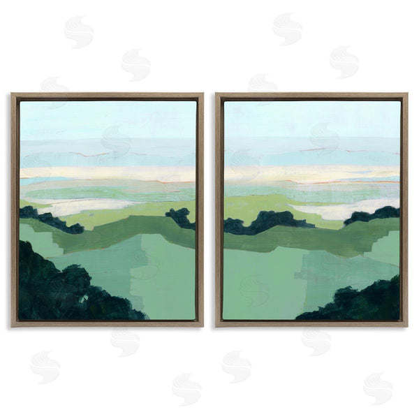 Stupell Industries Grace Popp | Hill Side Nautical Landscape Abstract