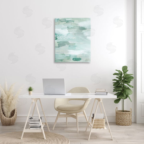 Stupell Industries Grace Popp | Horizontal Green Strokes Wall Art
