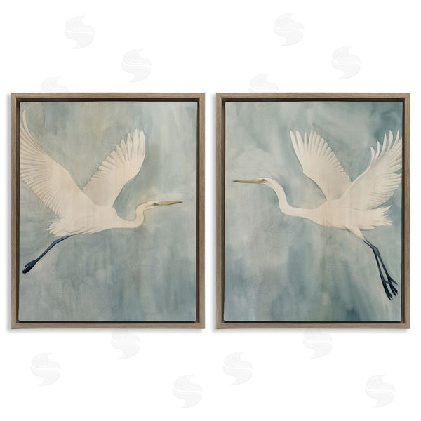 Stupell Industries Grace Popp | Island Specter Egrets Wall Art